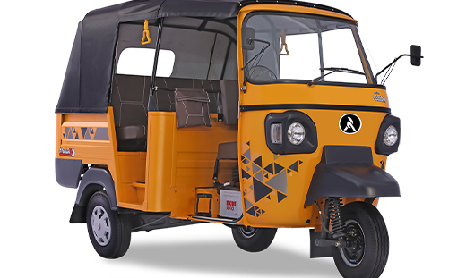 Three - wheeler passenger vehicle for FASTag