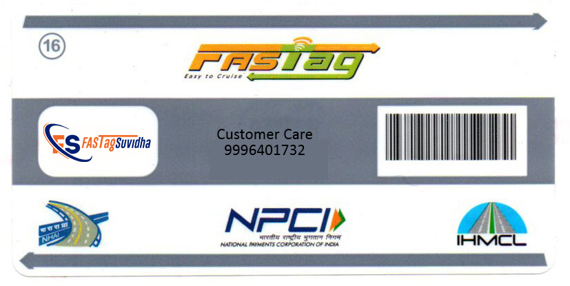 FASTag Vehicle Class 16 Tag Color
